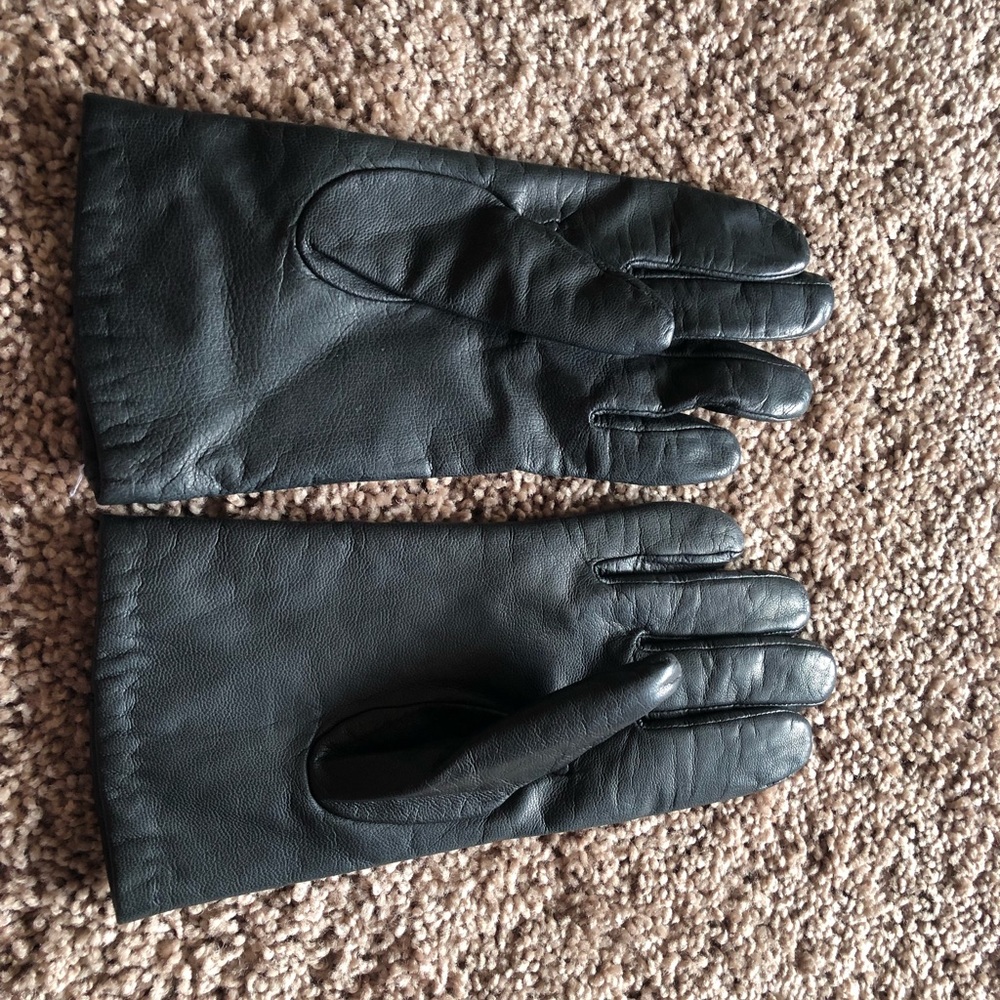 Genuine lather Warm winter gloves